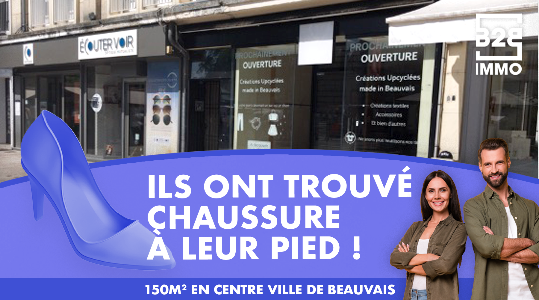Centre-ville de Beauvais - Location – Local commercial de 150m2