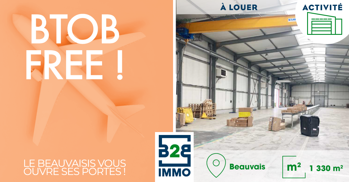Beauvais - Local d'activité à louer de 1 330 m2